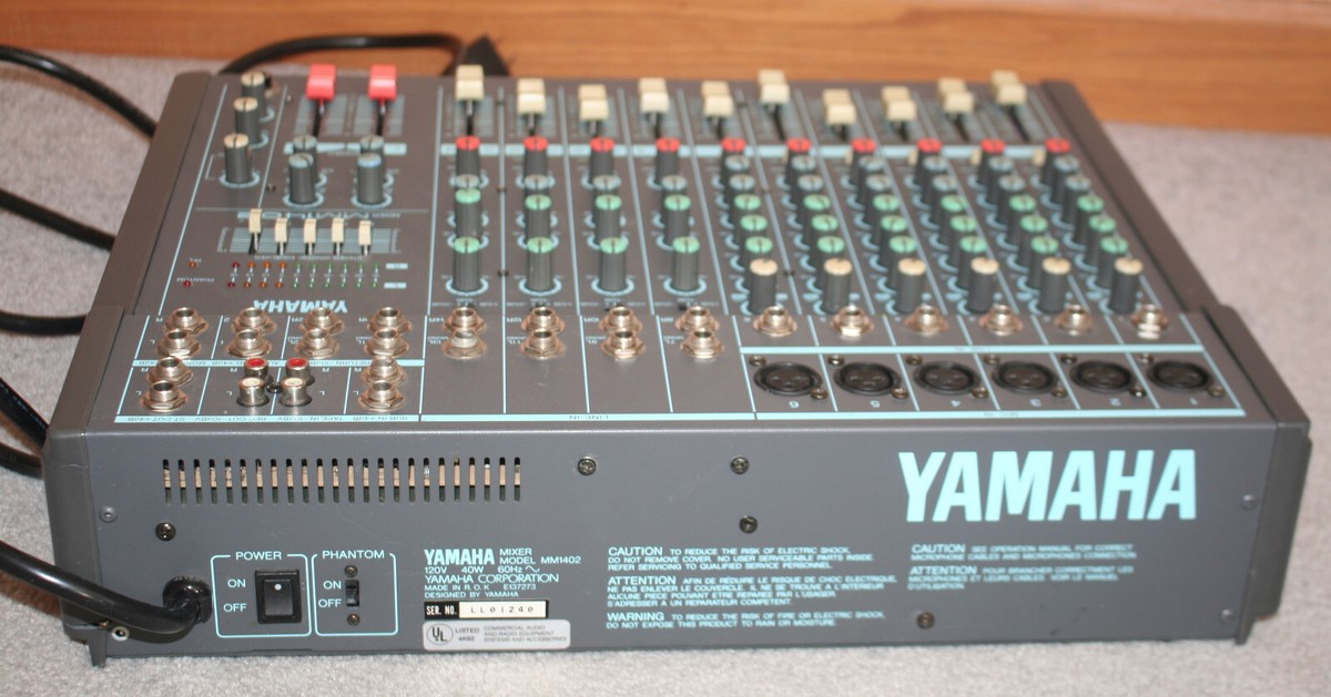 YAMAHA MIXER MODEL MM 1402 * | eBay