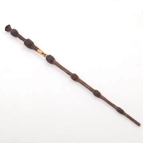 Baguette Wand DUMBLEDORE Métal/résine + Boite + Carte Hogwarts. - Zdjęcie 4 z 7