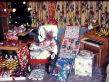 8mm Film 1957 Christmas 1950s Home Movie Kids Presents Tree Jack in the Box MORE