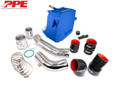 PPE Blue Air-To-Water Intercooler Kit For 11-24 Ford F-250/F-350 6.7L Super Duty