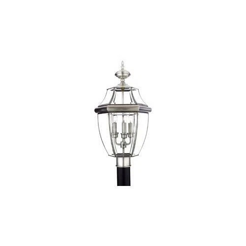 Quoizel NY9043P 3-Light Newbury Outdoor Lantern in Pewter - Picture 2 of 3