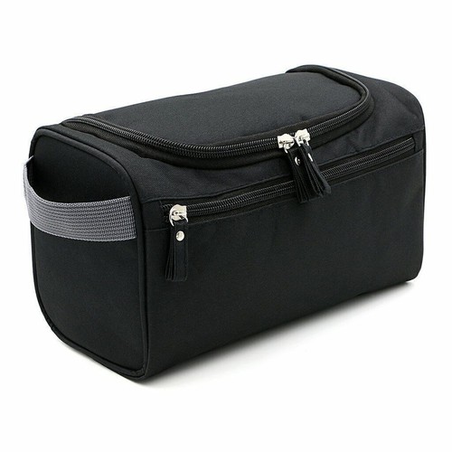 Mens Travel Wash Bag Hanging Toiletry Large Capacity Shaving Gym Makeup Bag UK - Picture 9 of 14