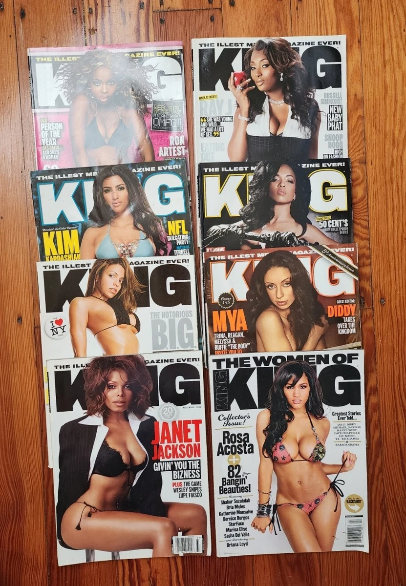 2000s King Magazine Lot Kim Kardashian, Mya, Janet Jackson | eBay