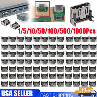 1-1000PCS HDMI Port Socket Connector Jack Replacement For PlayStation 5 PS5 LOT