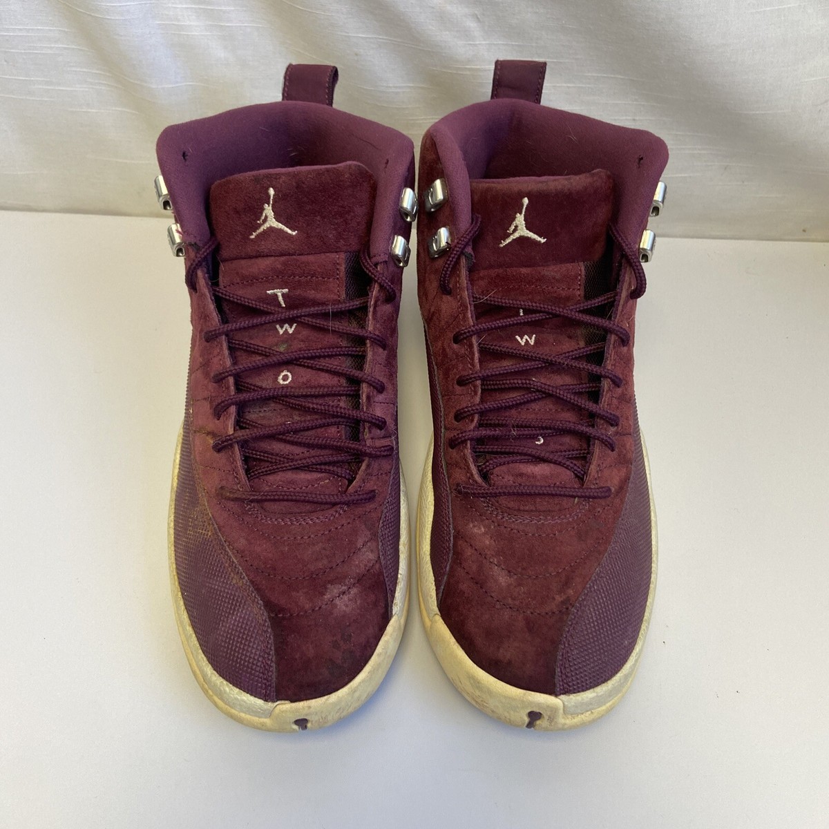 Nike Air Jordan XII 12 Retro Bordeaux Size 9.5 Maroon White  display picture 1