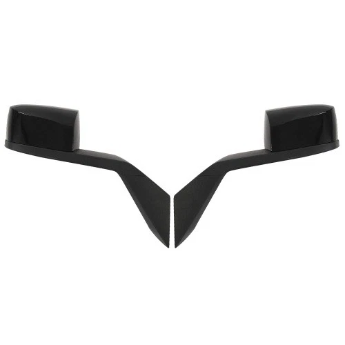 Hood Mirrors Assembly Compatible With Volvo VNL 2000-2015 Black Pair Foto 2 de 4