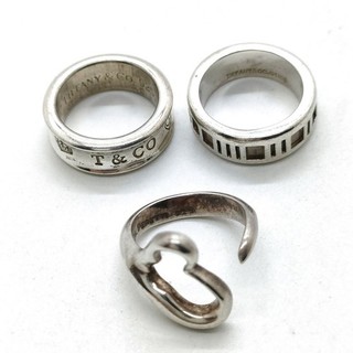 Tiffany and Co Ring 3 pieces set Atlas Open Heart 1462921