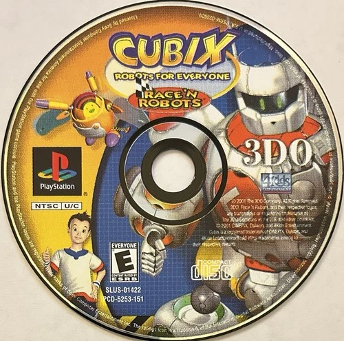 Cubix: Robots for Everyone (PlayStation 1, PS1) DISC ONLY | NO TRACKING | M1052
