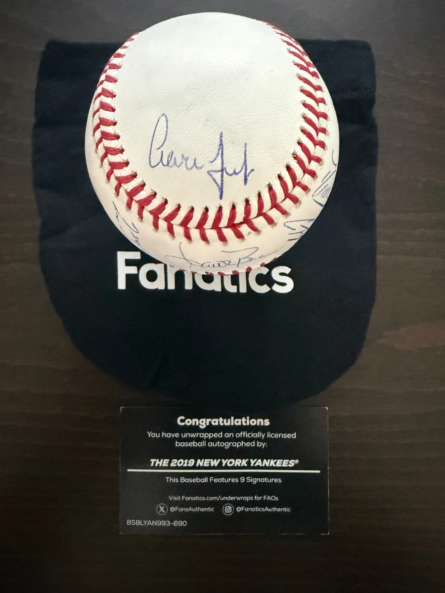 Aaron Judge Fanatics Authentic Original Autographed Baseball MLB