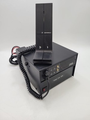 Motorola Radius M130 Mobile Radio Black Dual-Channel with SL-11R Power Supply