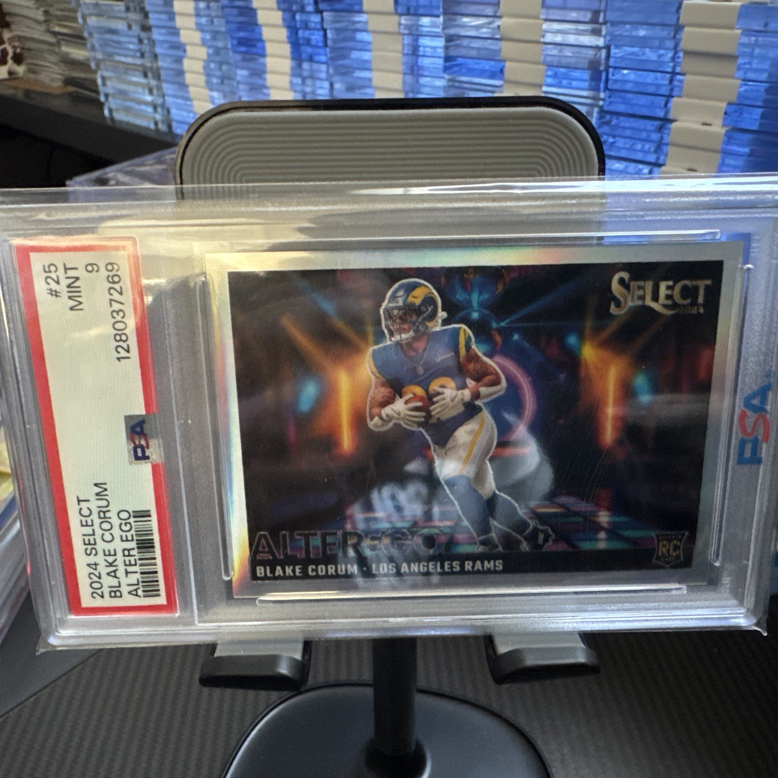 2024 PANINI SELECT ALTER EGO #25 BLAKE CORUM ROOKIE RC PSA 9 Case Hit!!