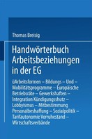 Thomas Breisig | HandwöRterbuch Arbeitsbeziehungen In Der Eg | Taschenbuch