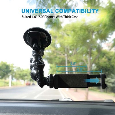 Secure Premium Efficient Versatile Action Camera 4-Section Car Suction Cup Mount