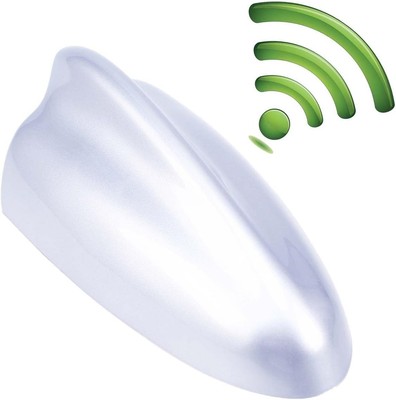 Possbay Universal Car Shark Fin Antenna AM/FM Radio Signal Roof Aerial Adhensive