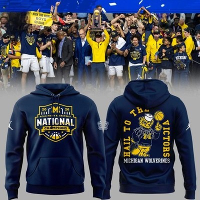 Wolverines Men s Basketball 2026 NCAA Champions Edition For Fan Hoodie