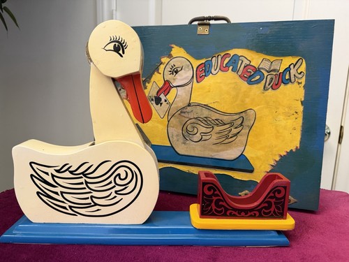 Vintage Educated Duck Magic Trick Prop Illusion