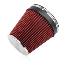 6" ID & 7" Tall Clamp-on Car Cold Air Intake Filter with High Flow,Cone Air 