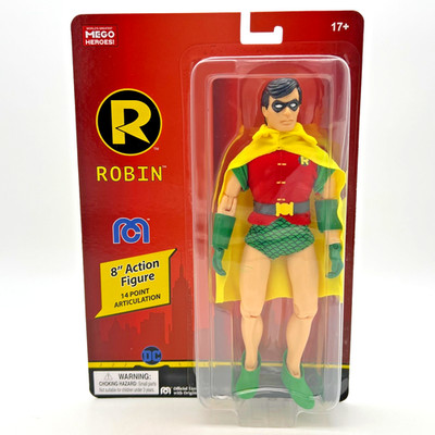 Mego Heroes DC Comics ROBIN 8-inch Action Figure (2021)   NEW