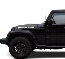 2 Adesivi Stickers cofano Jeep Wrangler Fuoristrada OFF ROAD