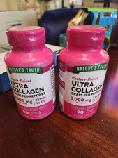 2 Nature  s Truth  Ultra Collagen Peptides 3000mg Type 1  3 w Vitamin C 90 Count