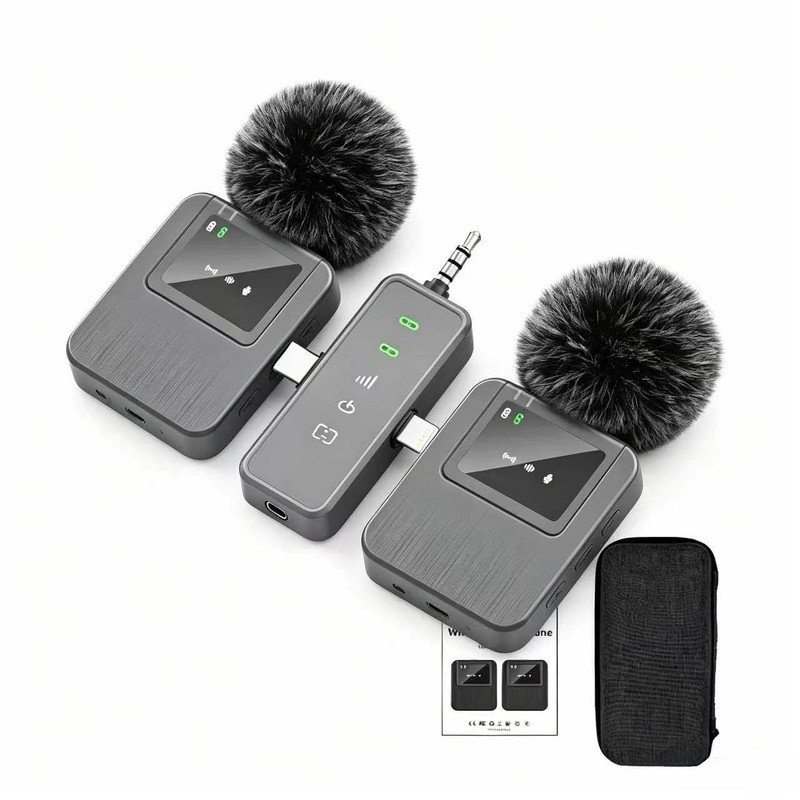 BAILIXIN Wireless Microphone for Sound Modules, Pitch Black C2