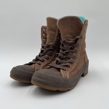 Converse Women  s 7 Chuck Taylor All Star Outsider Brown leather Hi Top Sneakers