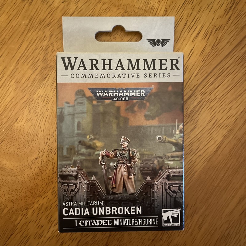 Warhammer 40k Convention Exclusive Cadia Unbroken Commemorative Ltd Edition New