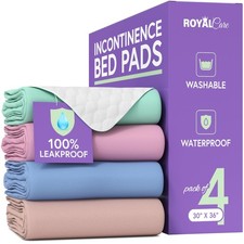 Incontinence Bed Pads - Reusable Waterproof Underpad Chair, Sofa and Mattress...