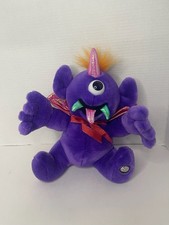 Dan Dee Animated Purple People Eater One Eyed Horned Monster Plush Musical