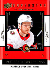 2023-24 Upper Deck Honor Roll Maxence Guenette Ottawa Senators #HR-50 Hockey Car