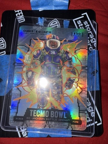 Bo Jackson’s Battle Arena Tecmo Bowl Curt Locker Fire Silver Coin Flip 150 Power