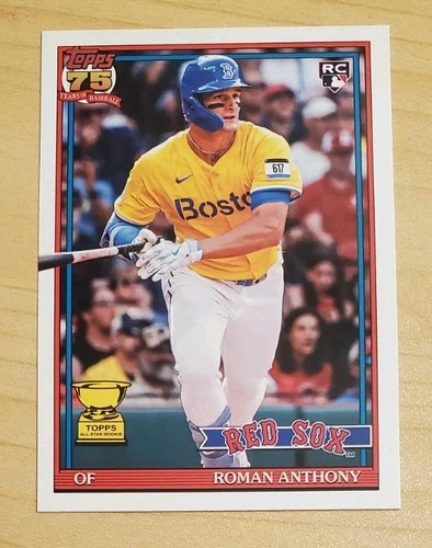 2026 Topps Series 1 - Roman Anthony 75th Anniversary Rookie #T91-71 (RC)