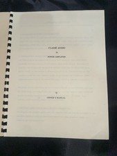 Classe Audio 70 Wzmacniacz mocy Instrukcja obsługi