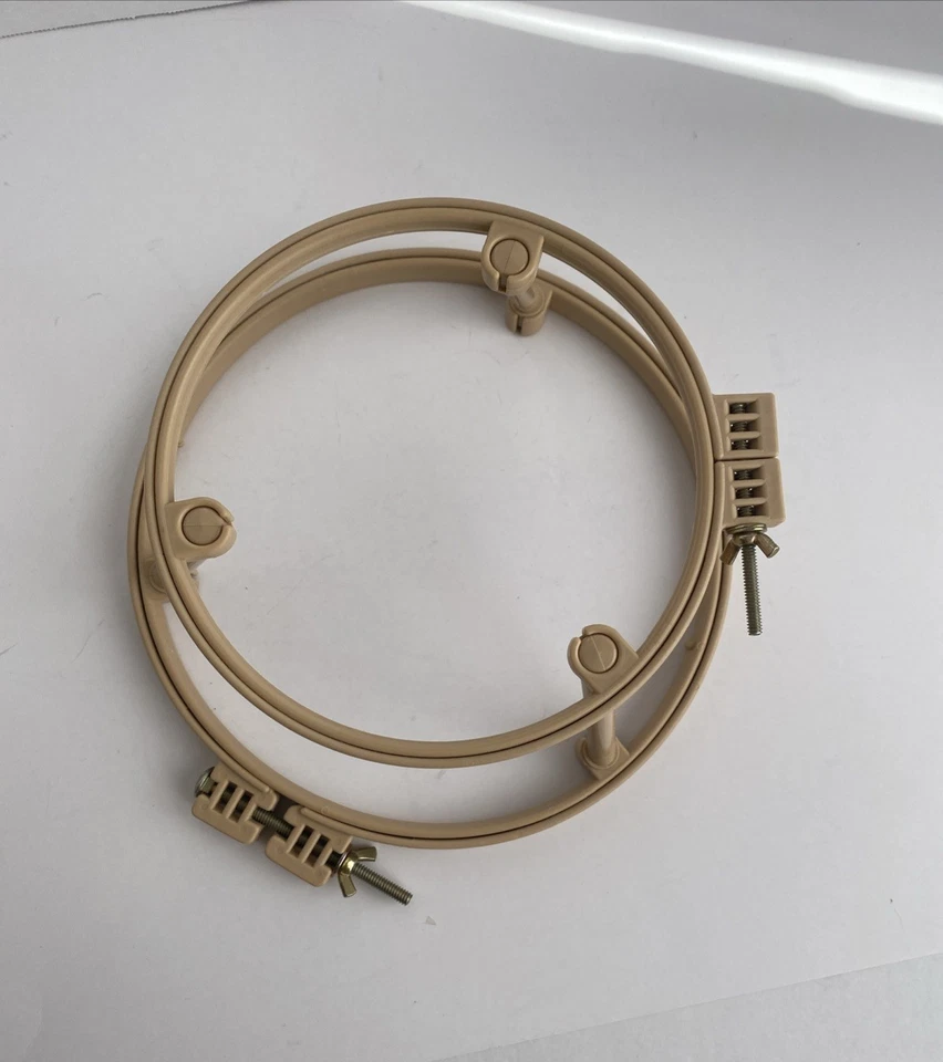 MORGAN Lap Stand 7" & 10" Combo Hoops for Embroidery Punch Needle Cross Stitch - Image 2 of 4