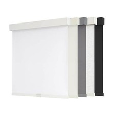 Aosky Blackout Cordless Roller Shades Thermal Insulated Polyester UV White