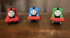 Trains Thomas The Train Lot 3 Mini 2015 Mattel Limited Thomas, James, Percy.