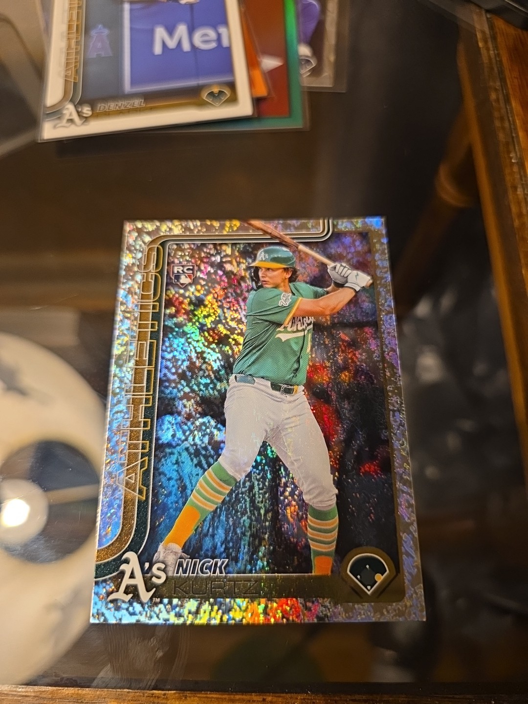 2025 Topps Update NICK KURTZ Sand Glitter Parallel RC #US201 Athletics Rookie