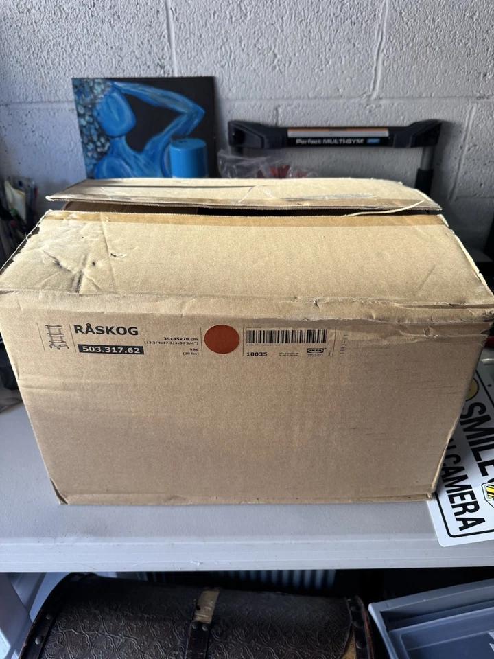 Carro utilitario IKEA RÅSKOG carro de almacenamiento rodante de 3 niveles 503.317.62 - NUEVO en caja Foto 2 de 3