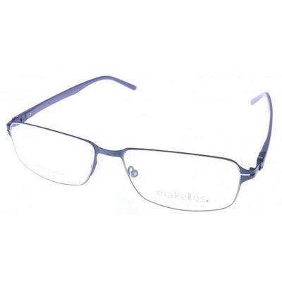 Makellos Potsdam Brille Herren Damen Blau Rechteckig ME1015 titan groß L XL