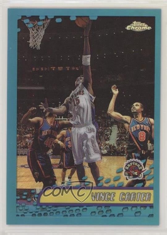 2001-02 Topps Chrome Refractor Vince Carter #10 HOF 1t4