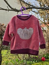 Flauschiger Pullover Handmade mit Stickerei n...