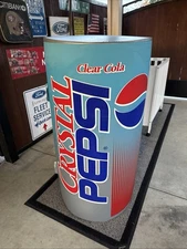 Rare Vintage Crystal Pepsi Soda Inflatable Vendor Store Display 46” Tall