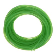 Round Belts 1.5mm Dia 10 Meters Length Rough Surface PU Polyurethane, Green