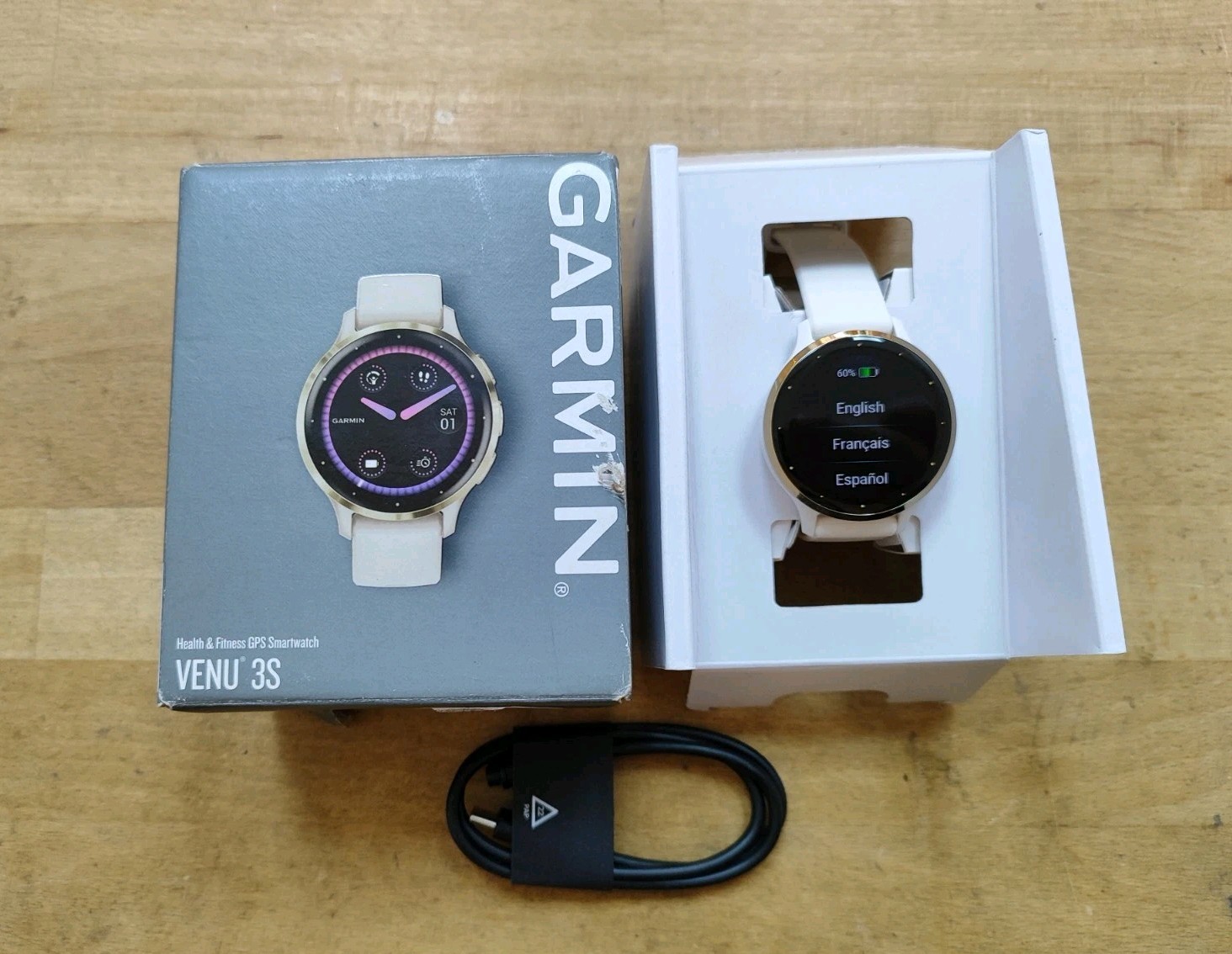Garmin VENU 3S GPS Smartwatch / Sports Watch Bluetooth [ + STRAPS + CHARGER ]