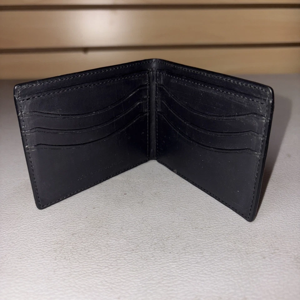 Cartera plegable negra John Varvatos Foto 2 de 4