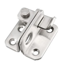 Flip Door Latch 201 Stainless Steel 45x40mm Gate Latch Left Open Slide Lock 2Pcs