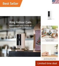 Indoor Cam - Home or Business Security in 1080P HD Video, White                