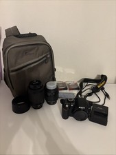 Nikon D D3100 14.2MP Digital SLR Camera - Black Kit w/ AF-S DX VR 18-55mm Lens 