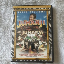 Jumanji DVD Movie Robin Williams Collector's Series Tall Case Jumanji Franchise