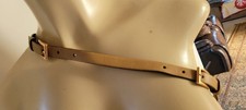 Vintage Prada Tan Double Buckle Belt Small